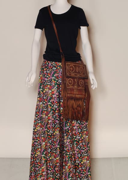 Vintage 1970s Leather Handbag 2