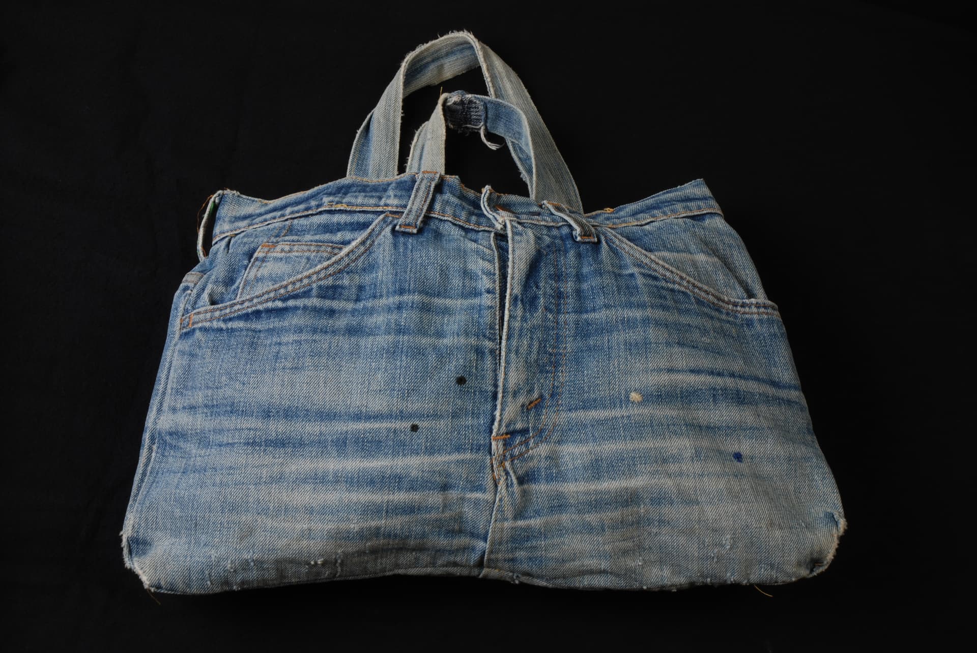 Vintage 1970s Denim Handbag