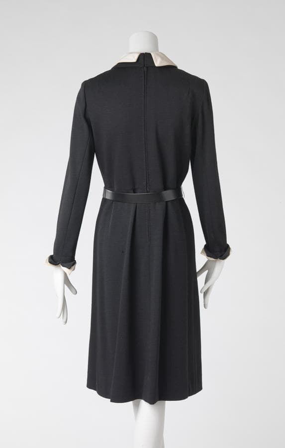 Vintage 1960s Knit-Collar Dress