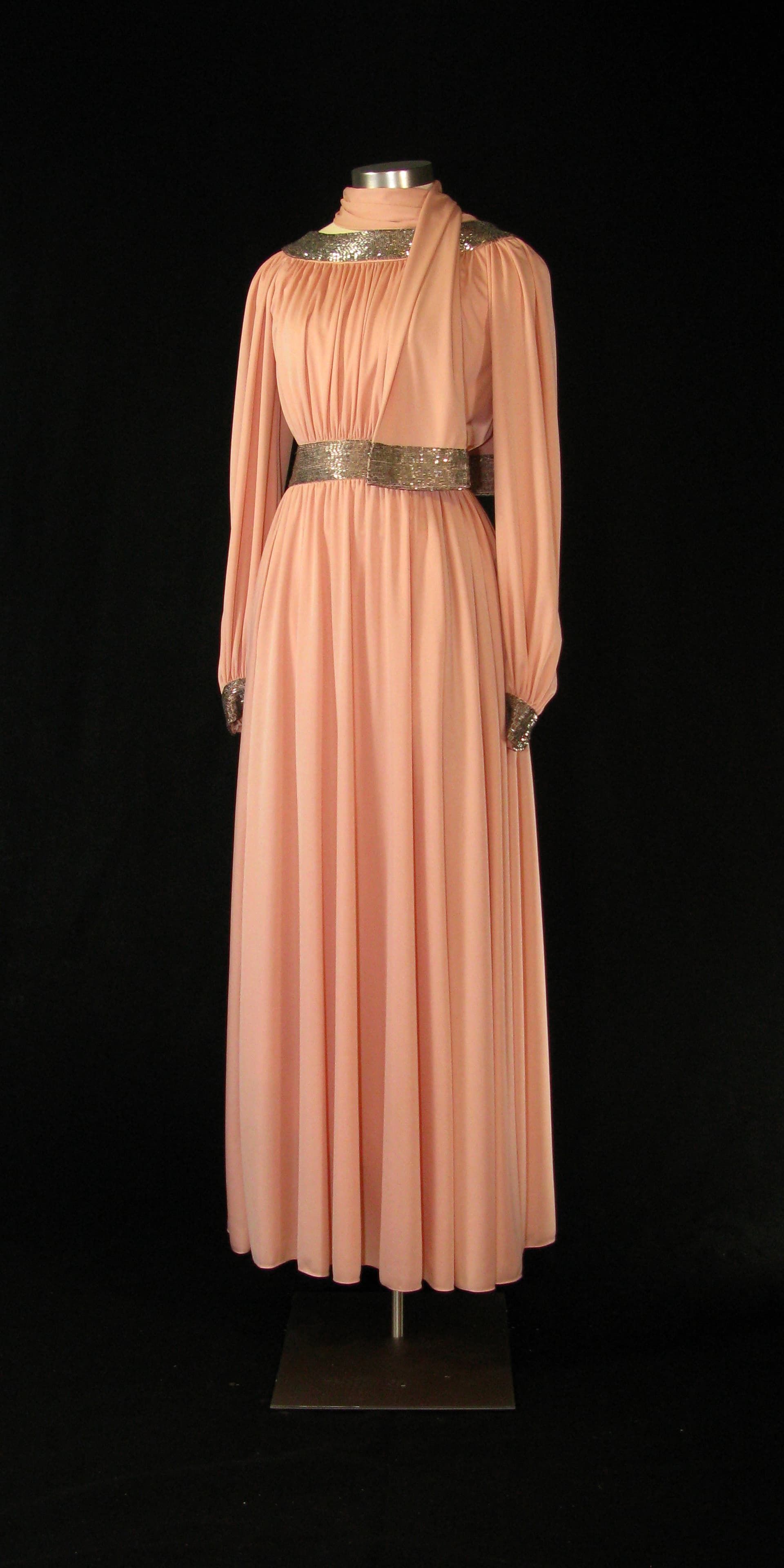 Vintage 1970s Eagle Cape Dress